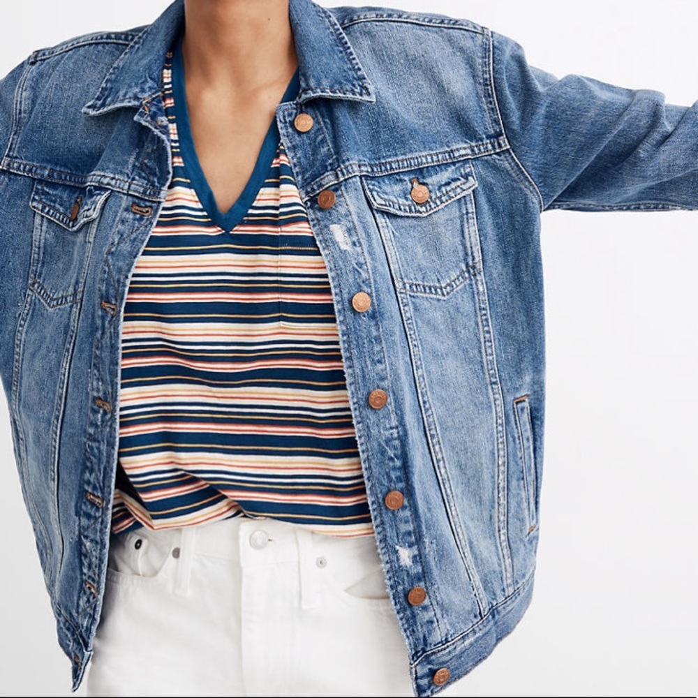Lightly Worn Madewell Jean Jacket (Wortham Wash)